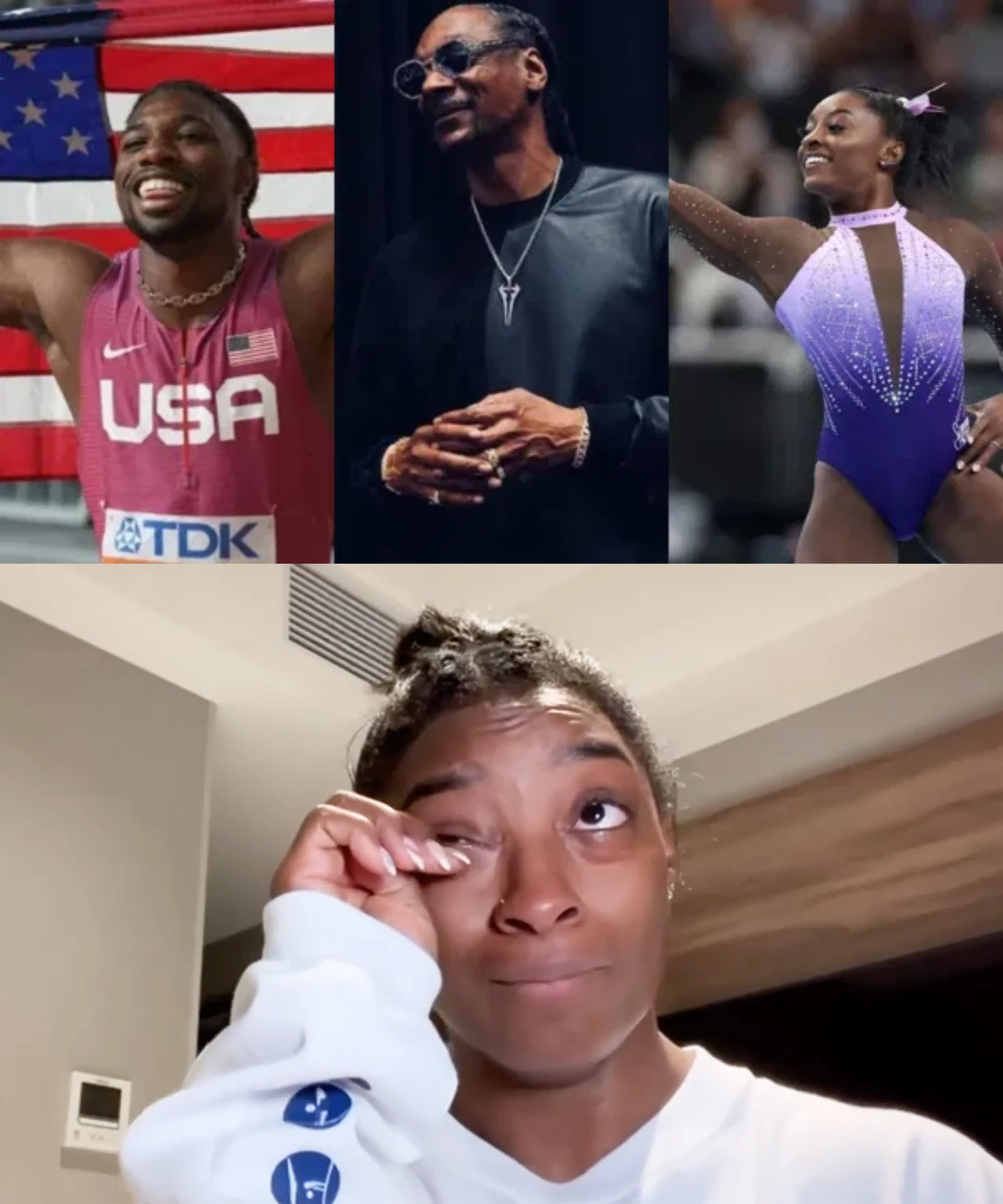 Simone Biles Comments on Noah Lyles' Olympic Gold Medal, Sparks Social