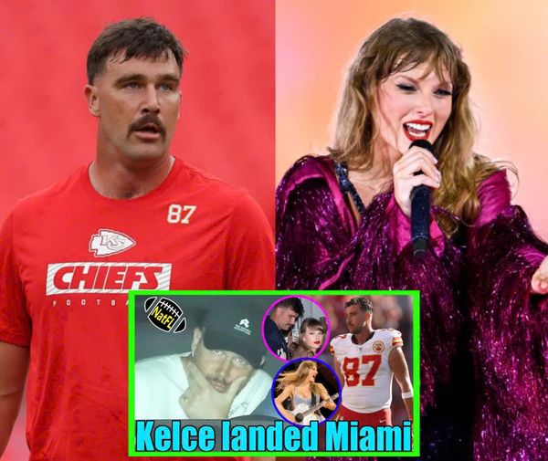 OMG! Travis Kelce landed in Miami, Florida to cheer on Taylor Swift on