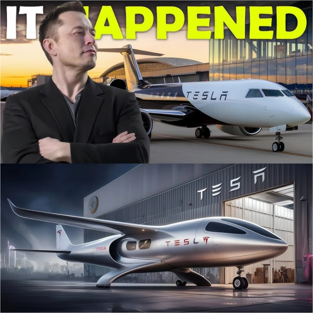 Elon Musk Sh0cks the World: Tesla’s First-Ever Aircraft Takes Flight - News