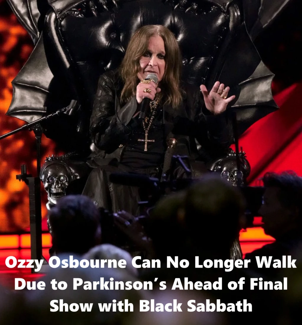 Ozzy Osbourne Can No Longer Walk Due to Parkinson’s Ahead of Final Show