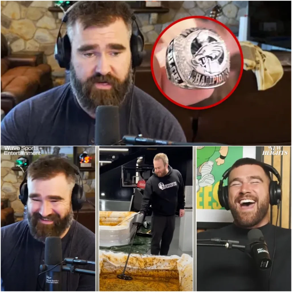 Jason Kelce Lost His Super Bowl Ring in a Pool of Chili at New Heights