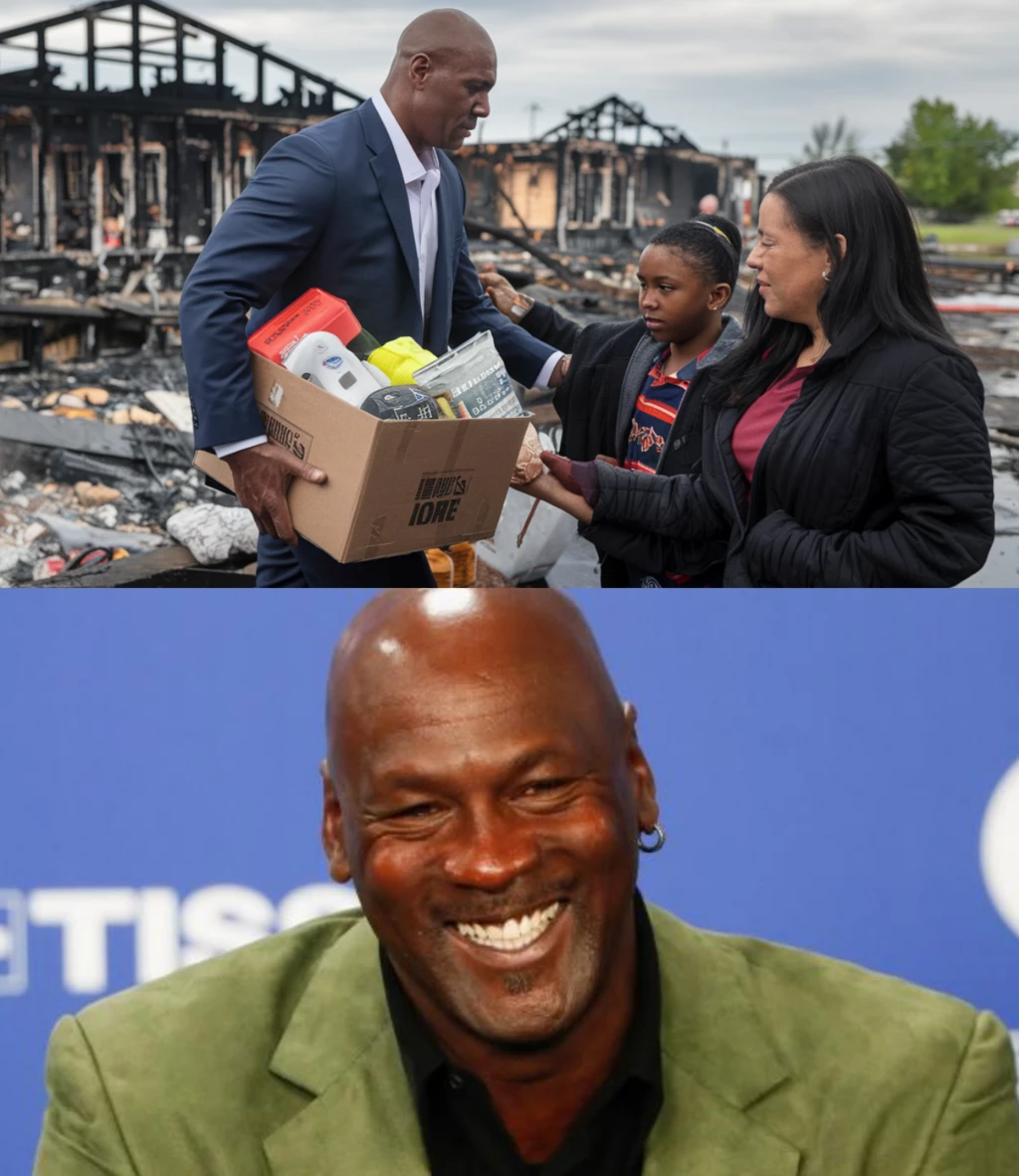 Michael Jordan Helps a Family Who Lost Everything in a Fire His Act