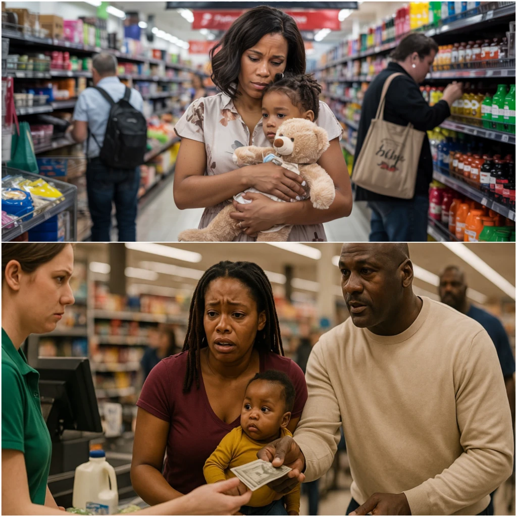 Single Mother Is Humiliated at the Supermarket What Michael Jordan