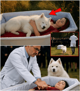 Puppy Wouldn't Leave the Woman in Coffin, when the Doctor Looked Closer They Called the Police Fast! - News