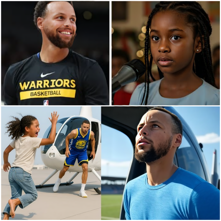 "DON'T GET IN THE HELICOPTER!" Black Girl Yells at Stephen Curry — The