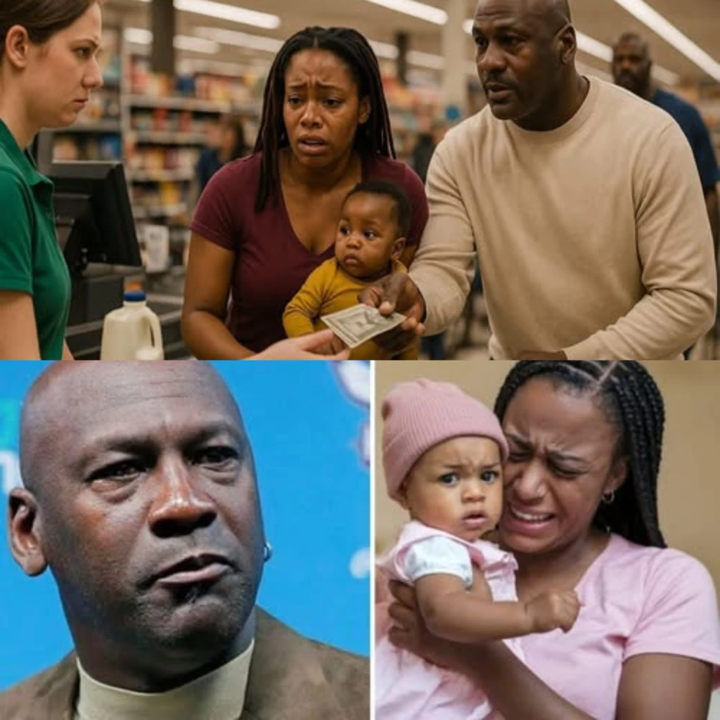 Single Mother Is Humiliated at the Supermarket What Michael Jordan