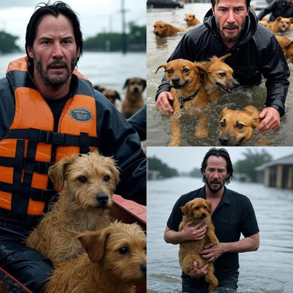 Incredible act of bravery: Keanu Reeves tries to enter raging ...