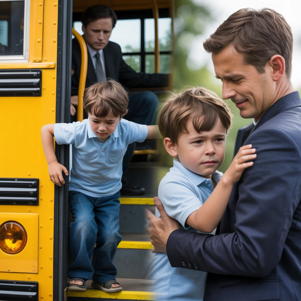 Her Son Refused to Ride the School Bus — So One Day Mom Secretly