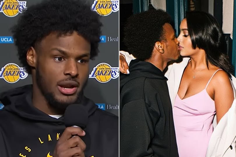 Bronny James Responds After Viral Hand-Holding Photos With Natalia
