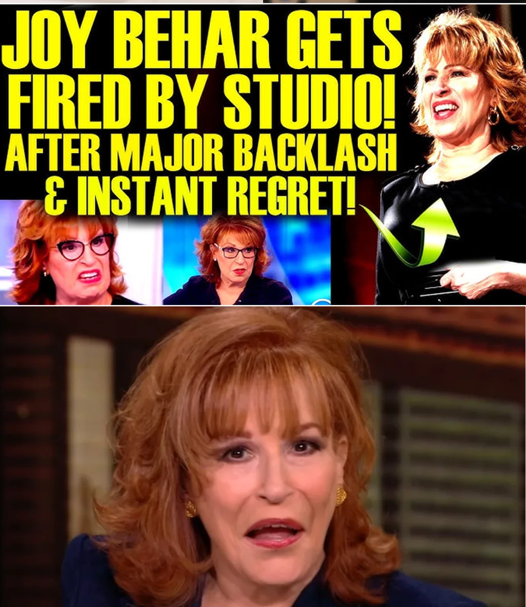 JOY BEHAR OFFICIALLY FIRED BY STUDIO AFTER FACING MAJOR BACKLASH! THIS