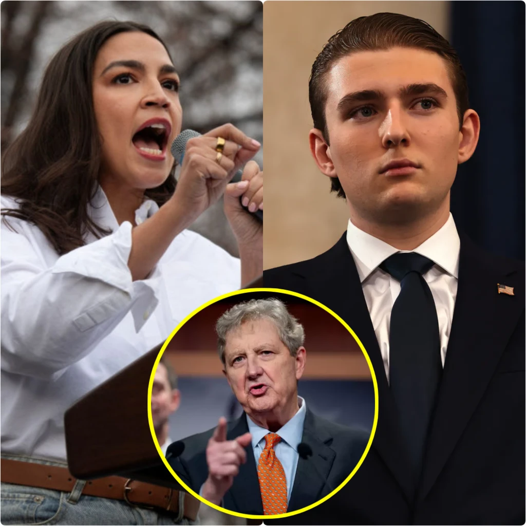 AOC Publicly Humiliates Barron Trump in Senate Gallery — But What ...