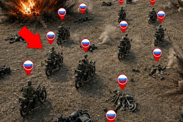 Russian DEADLIEST Motorcycle Troops STORMED the Ukrainian Front Line &...