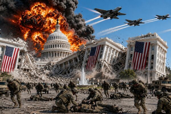 “Breaking: Russian Bomber Jets Destroy the U.S. President’s Resi...