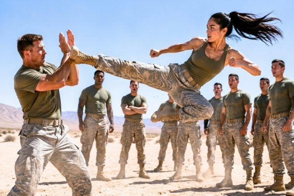 PART 2: The Marines Challenged Olivia Carter Again — But This Time, Sh...