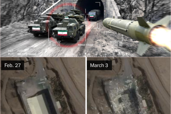 U.S. Precision Strike Destroys Iranian Ballistic Missiles Emerging Fro...
