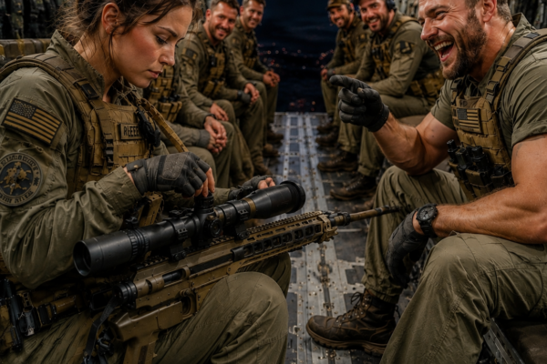 The Team Mocked Her Silence — Until the Female Sniper Became Their Onl...