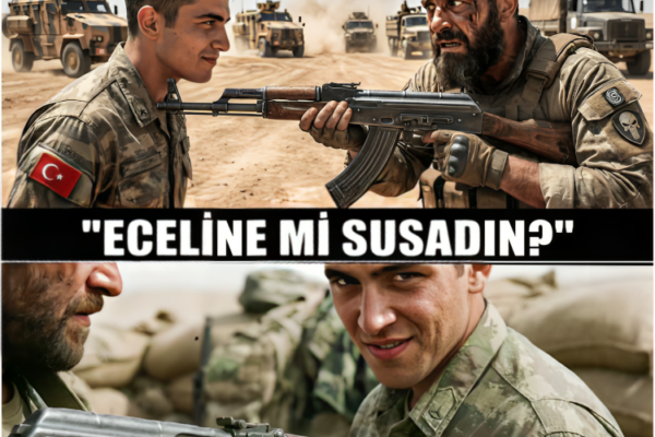 TÜRK TEĞMEN NAMLUYA KAFA ATTI! Paralı Asker Korkudan Silahını Bıraktı